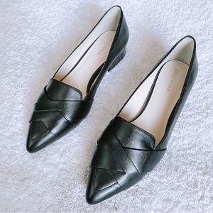 Cole Haan Leather Black Flats 6 like new